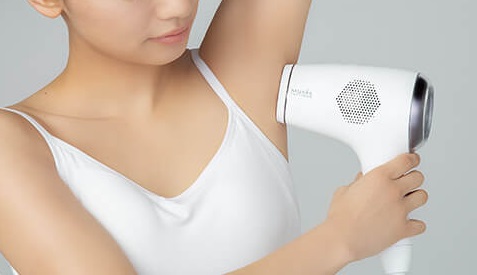 ミュゼ　光美容器　ワキ　利用イメージ　画像